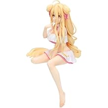 LUNK Hoshimiya Mukuro Action Figure Anime Girl Figure Hoshimiya Mukuro Sitting Position Model PVC Statue Collection Handmade Figurine Desktop Ornament 5in
