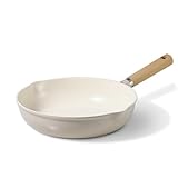 Crafted with a non-toxic ceramic coating, our ceramic pan brings high level non stick performance and elevate your cooking experience. The smooth ceramic coating doesn’t trap any food or sauce, and wipes clean with just a quick swipe or rinse, keepin...