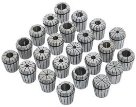 #US 24PCs ER40 Collet Sets Collet Chuck Workholding Collets 3-26 mm For Milling