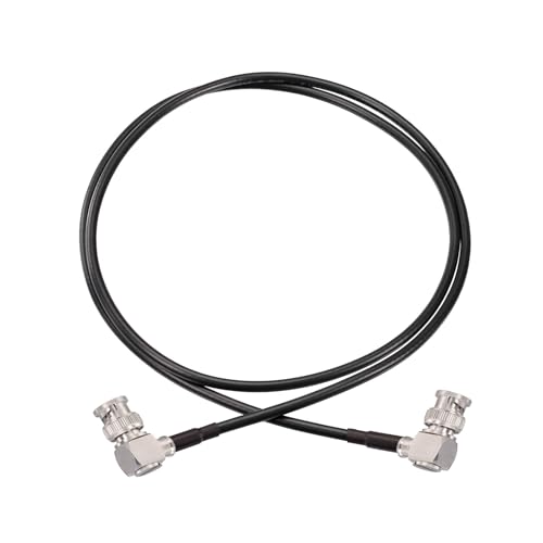 Image of Superbat 3G /6G /12G SDI Cable 3ft BNC Cable 75 Ohm Thin Precision SDI Video Cable Right Angle Supports HD-SDI /3G-SDI /4K /8K Monitor Surveillance Camera CCTV System