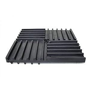 Rubberen blok mat vierkante platte duurzame blad dikker airconditioner verminderen trillingen unieke golf vorm ontwerp…