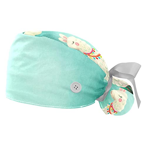 Chapeaux bouffants JDEZ style cactus pour la cuisine et les laboratoires lot de 2 légers