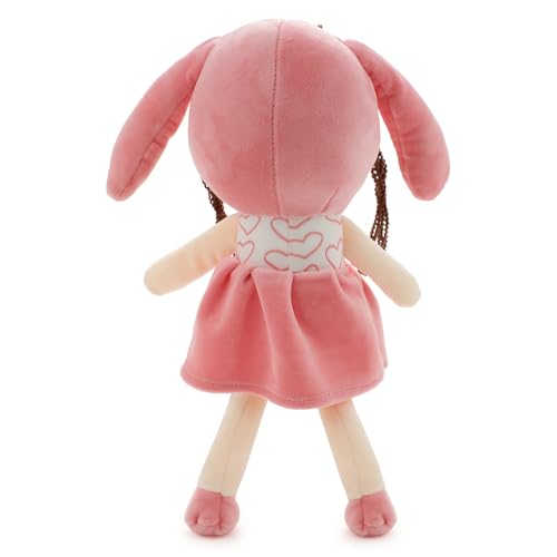 Image of Pink Bunny Doll Soft Toy for Kids with Cute Hug-Friendly Plush for Babies, Toddlers & Children Safe, Lightweight & Easy to Clean (35CM)