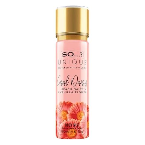 So…? Unique Coral Daisy Body Mist Spray Cover