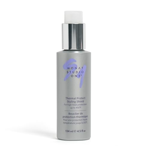 MONAT Studio One Thermal Protect Styling Shield - Heat Protectant for Hair Styling Products. Thermal Protection for Hair From Extreme Heat of Straightening Hair Products - Net Wt. 134 ml / 4.5 fl oz