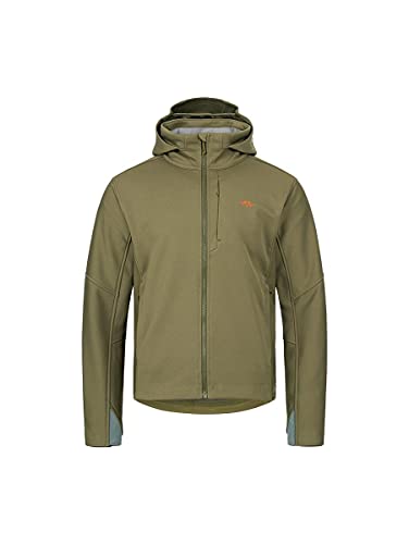 Men's Hunting Lightweight Windproof Weatherproof Hooded Noiseless Tranquility Softshell Jacket4