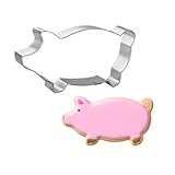 Foose Marranitos Pig Cookie Cutter 5 Inch –Tin Plated Steel Cookie Cutters – Marranitos Pig Cookie Mold