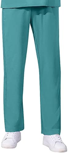 Women's Workplace Suit Pants Solid Color Baggy Lounge Straight Leg Pants Lightweight Elastic Waist for Vacation Woman Ladies Mom Girlfiend Wife Daughter Birthday Back to School Graduation