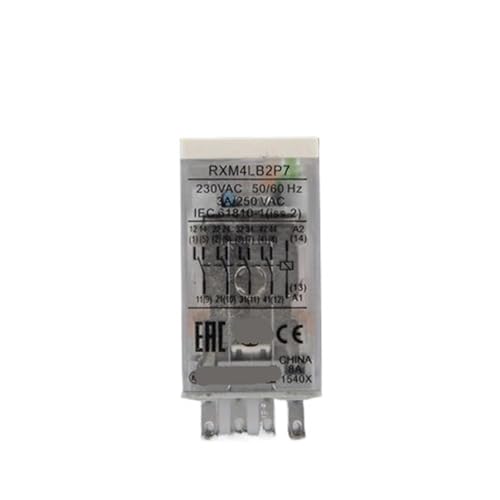 Relé intermedio RXM4LB2P7 CA 230V diseñado para la automatización de motores y bombas de agua