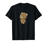 Kawaii Brown Bear Gift - Anime Grizzly Bear T-Shirt