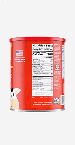 Horizon Organic instant Dry Whole Milk 30.6