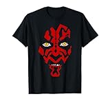 Star Wars Darth Maul Hooded Face Creeping Graphic T-Shirt