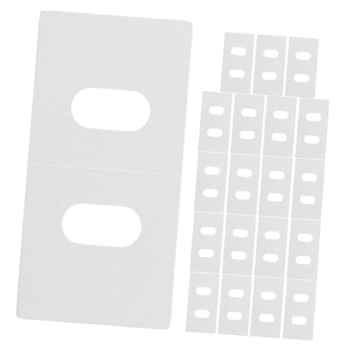 Unomor 50pcs Vertical Blind Repair Tabs for Vertical Blind Slats Seamless Aesthetic Integrity Compatibility for All Materials