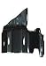 OE Replacement Honda Civic Front Driver Side Bumper Bracket (Partslink Number HO1066103)