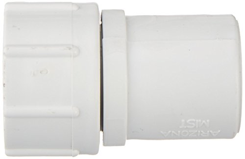 5- Pack 1/2 Inch Slip PVC x 3/4 Inch Female Thread Garden Hose to Pipe Fitting Adapter