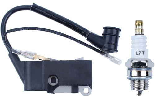 Bobine d'Allumage Module pour Tronçonneuse 4500 5200 5800 45cc 52cc 58cc, Adefol Module de Bobine d'allumage Tronçonneuse Accessoires Pièces de Rechange...