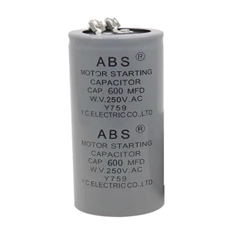 Condensateur de démarrage 600uF 250VAC pour réparer un moteur bloqué
