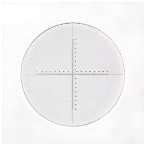 Microscopio óptico de línea cruzada micrométrica de 1 mm con grabado físico resistente