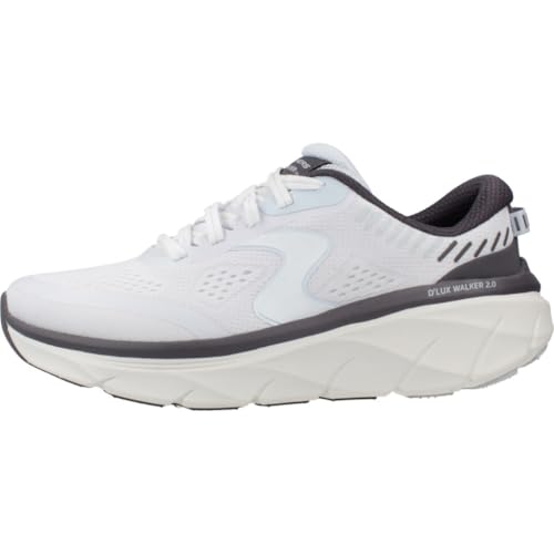 Skechers - Womens D'Lux Walker 2.0 - Active Pace Sneakers, Color White/Multi, Size: 9 M US2