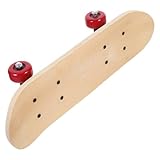 CIYODO DIY Skateboard Ahornholz Deck Doppelseitig Lackiert Blankes Holzboard für Anfänger Umweltfreundlich zum Bemalen und Kreativen Gestalten mit Individuellem Zufällige Zufällige Farbe