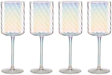 Lenox 897500 Tuscany Classics Iridescent Set of 4 Glasses - White...