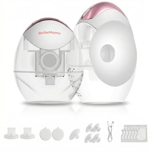 BelloMama extractor de leche eléctrico portátil doble miniatura 1