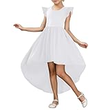 【Polyvalence d’Abbinage】Robe De Fete Fille, Robe Fête Fille et Robe Ado Fille s’associent parfaitement à des sandales infantiles, des accessoires de cheveux ou des petits cardigans légers. Un simple abbinement suffit à créer un look mignon et élégant, adapté à différents styles.