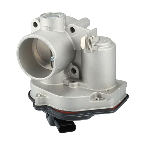 Image of Hihaha No.2S6U9F991FC Throttle Body Assembly for Ford C-Max DM2 2007-2010 / Throttle Body Actuator/Durable Aluminum Alloy / 1Pcs Silver Tone