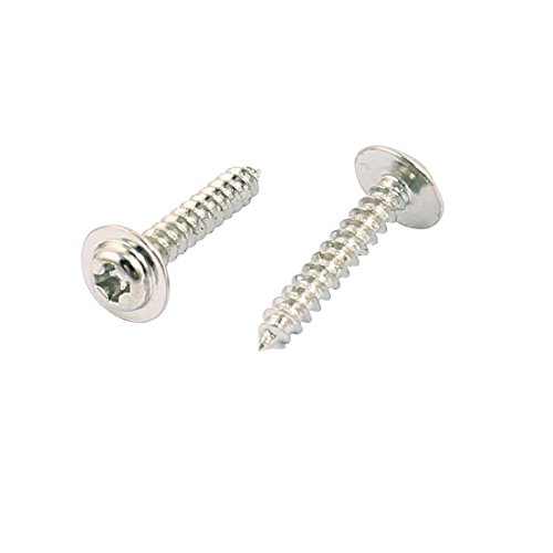 uxcell 50 tornillos autoperforantes 2x12mm acero inoxidable miniatura 2