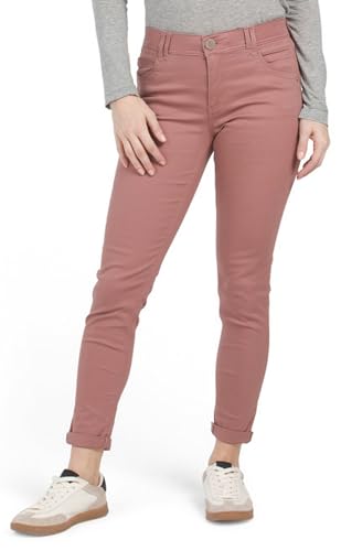 Democracy Women's Ab Solution High Rise Ankle Jean, Wistful Mauve, 10