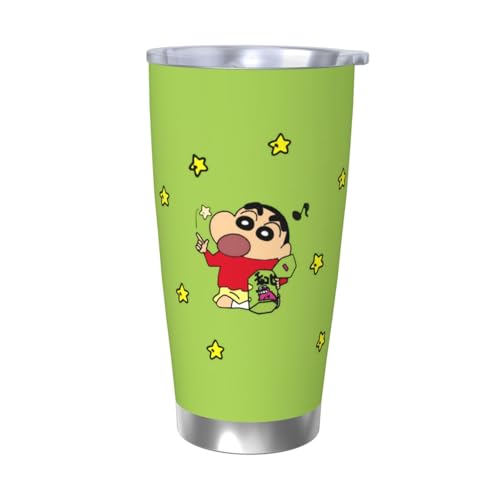 クレヨンしんちゃん 水筒 真空断熱ケータイマグ 600ml ステンレスボトル 車用 直飲み 保温 保冷 フタ付きコーヒーカップ アウトドア 車のネイブに最適 スポーツタイプ ステンレスクールボトル 軽量 隔? 水筒 男の子 女の子
