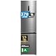 Midea 378L Kühlschrank mit Gefrierfach,201cm,29dB,EEK A,NoFrost,DualCooling