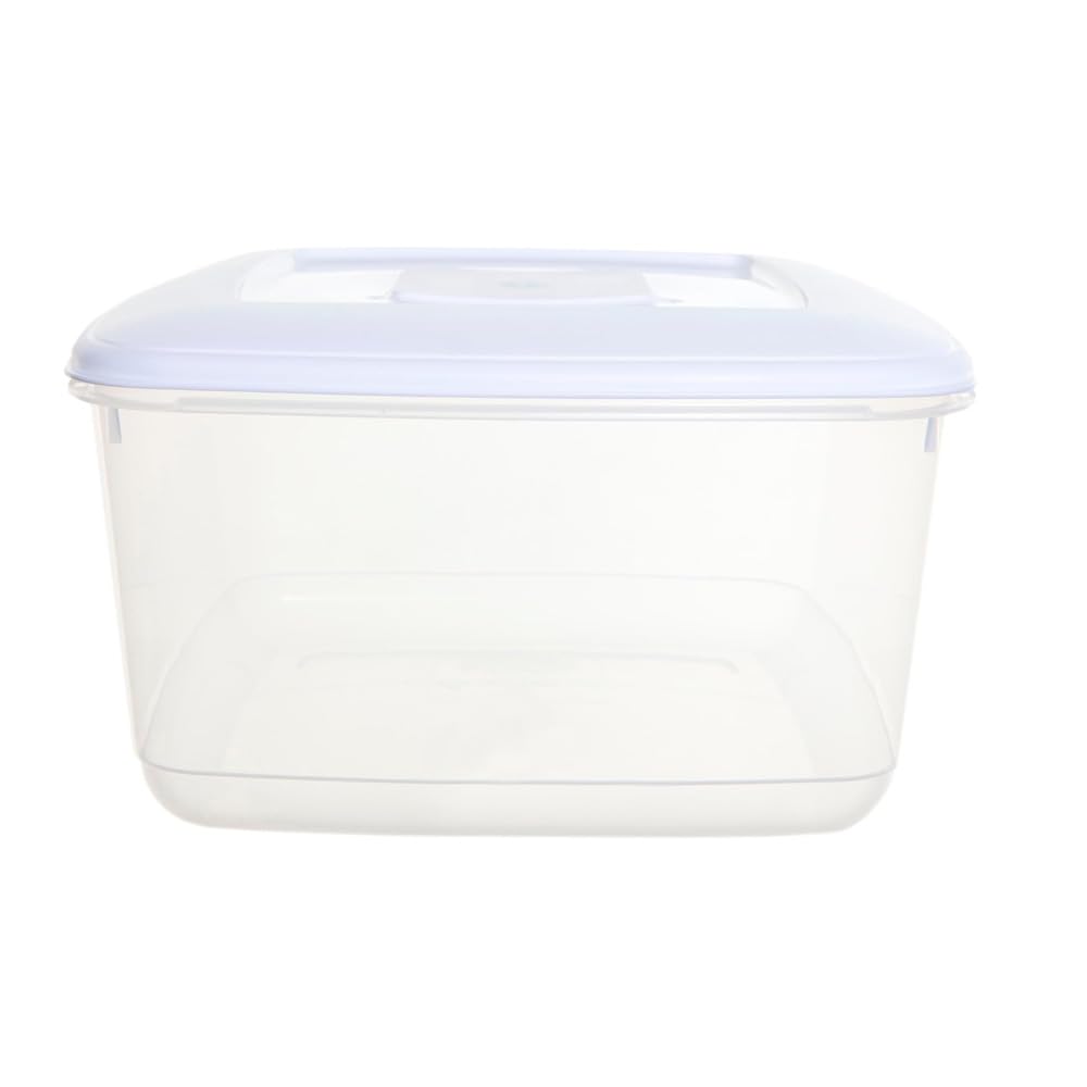 shopior 10L Airtight Food Storage Container with Lid – BPA-Free Plastic Square Box | Fridge, Freezer, Microwave & Dishwasher Safe | Dry Food, Flour, Cereal, Pasta, Meal Prep Organizer (Pack 1)