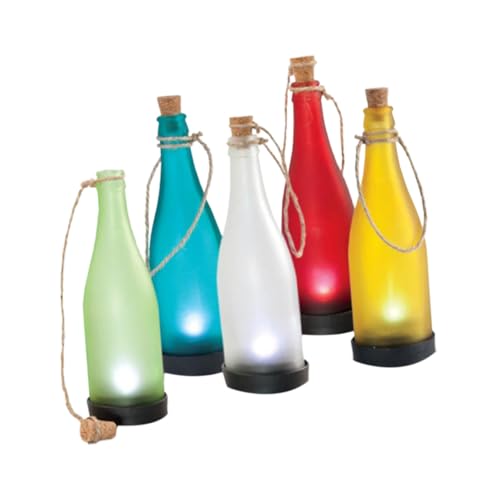 Lampe solaire LED pour bouteille plastique éclairage extérieur étanche décoratif de chemin
