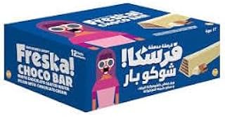 بسكويت *فرسكا* شوكو بار-شوكلاتة بيضاء- 12 قطعة