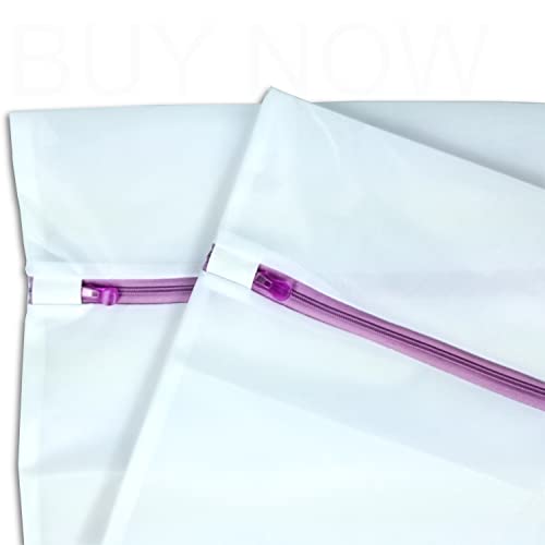 Washguard Lingerie Bags For Laundry - Zippered Mesh Wash Bag Protect Delicates Bras And Underwear In The Washing Machine - Great For Travel And Storage (2, Large) #TOP1