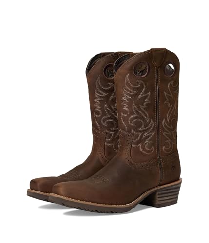 Ariat メンズ ハイブリッド ラフストック スクエアトゥ カウボーイ