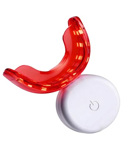 Healray Red Light Therapy for Gums, Healray Red Light Therapy System, 32 LED Laser Periodontal Light, 5 Minute Routine, Reduces Tooth Sensitivity, Effortless at Home Care for Stable Teeth (1 Set)