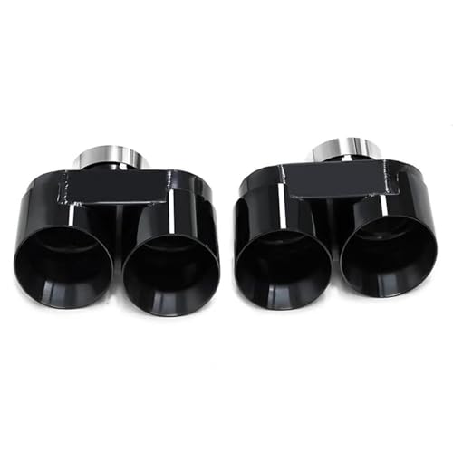 Embout d'échappement quadruple pour BMW G20 G21 330i 320d - Silencieux double sortie noir