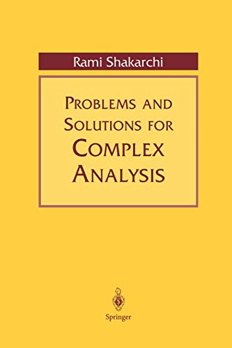 Problems and Solutions for Complex Analysis