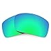 Revant Replacement Lenses Compatible With Oakley Oil Drum, Polarized, Emerald Green MirrorShield