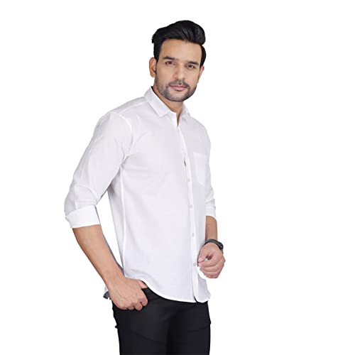 Image of Man Slim Fit Cotton Casual Shirt