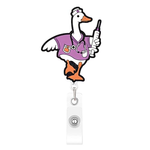 Funny Silly Goose �i�[�X�o�b�W���[�� �O���b�^�[ �ė��p�\ �o�b�W���[�� 360�x��] �i�[�� �l�H�A�N�����o�b�W�z���_�[ �Ō�t ���t �w�� �I�t�B�X ��Ï]���� ���O�A�N�Z�T���[ 1��