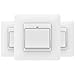 Produktbild MoKo WiFi WLAN Smart Lichtschalter, 1 Gang Tastschalter Wandschalter Schalter Fernbedienung, APP- und Sprachsteuerung, Kompatibel mit Alexa Echo Google Home SmartThings ohne Hub Benötig - 3 Packs