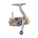 Système de traînée puissant : avec un système de traînée robuste de 5 kg, ce moulinet fournit la force nécessaire pour s'attaquer aux plus gros poissons, une expérience de pêche passionnante.
