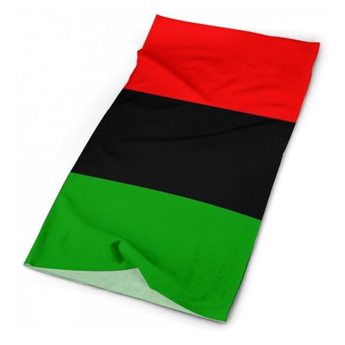 Pan African Flag Unisex Face Mask Breathable Neck Gaiter Face Covers Seamless Bandanas Scarf