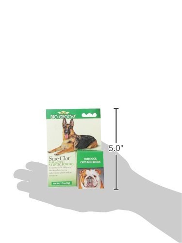 Bio-Groom Sure Clot Styptic Powder for Dogs â€“ Stops Bleeding Nails, Fast Acting, Dog Grooming Supplies, Cruelty-Free, Made in USA, First Aid for Dogs â€“ 0.5 oz 1-Pack - Thumbnail 3