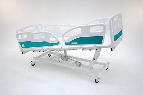 Cama Hospitalar Elétrica Motorizada 8 Movimentos com Elevação do Leito e Trendelemburg Luxo - 1037 A