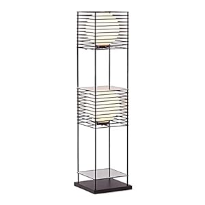 Indoor Vloerlamp met plank, woonkamer slaapkamer verticale tafellamp 3 layer opslag plank LED-stand lamp bed oplichting…