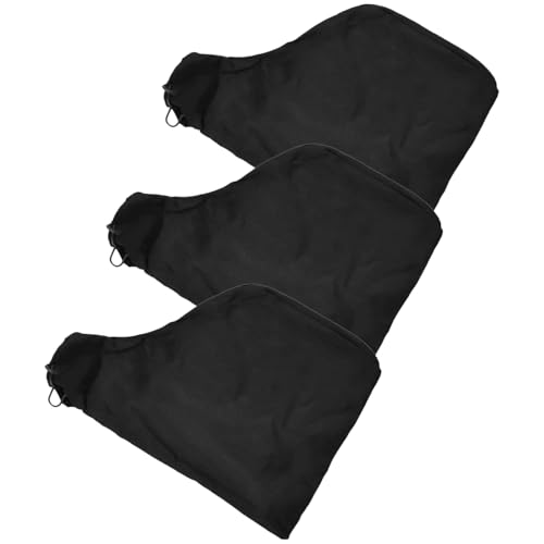 BLLNDX 3PCS Mitre Saw Dust Bag with Zip Adjustable Stand Dust Bag 23x15.5cm Sander Compatible Dust Outlet Dust Bag Vacuum Cloth Bag Spring Accessories Black